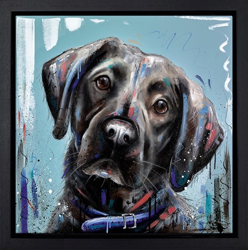 The Noble Profile by Samantha Ellis - Framed Box Canvas